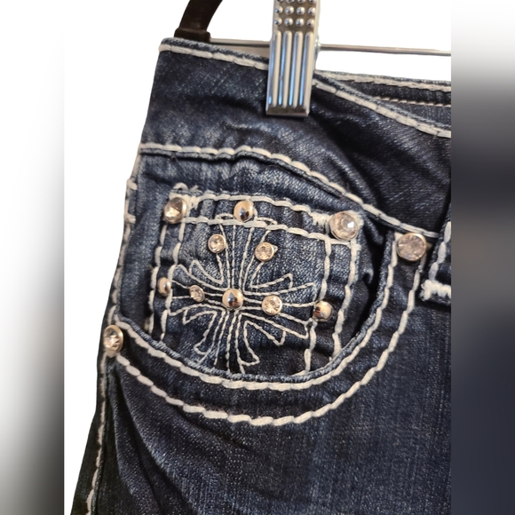 LA Idol mid-rise jeans W35 L34 - Picture 6 of 9